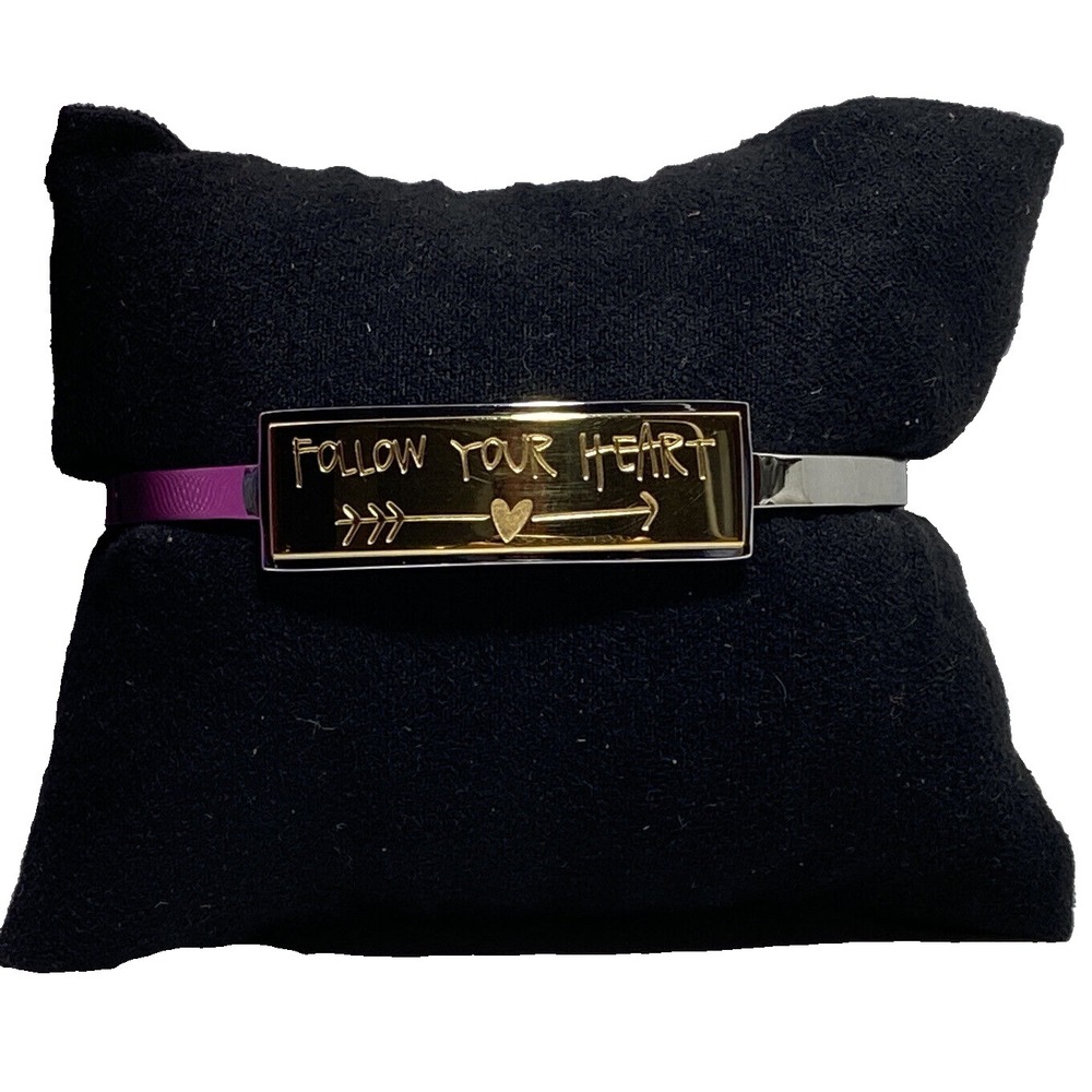 Rustic Cuff  Bracelet "Follow Your Heart" Bangle Bracelet New